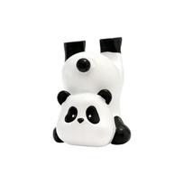 Creative Desktop Panda Eyeglass Holder Decorative Ornament for Home Office Tabletop Organizer Unique Animal Design Resin Material juoda