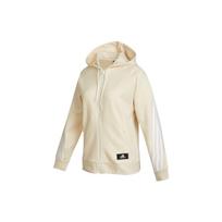 Adidas Fi 3s Full-Zip Hoodie Jacket Women Outerwear Beige HE1660 S