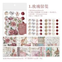 40 vnt Mini vokai + 2 lakštai antspaudai lipdukai vintažinis miestas Paštas Medžiaga Vokas Popierius Dekoratyviniai reikmenys Scrapbooking A-Rose stationery