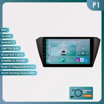Ossuret Carplay 4G 9  Car Radio Android for Skoda Fabia 3 III 2015 2016 2017 2018 2019 Multimedia Player Navigation GPS 2Din Stereo DSP  Blueteeth DVR P1 4Core 1G 32G
