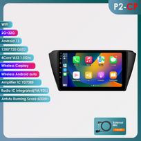 Ossuret Carplay 4G 9  Car Radio Android for Skoda Fabia 3 III 2015 2016 2017 2018 2019 Multimedia Player Navigation GPS 2Din Stereo DSP  Blueteeth DVR P2CP 4Core 2G 32G