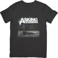 Asking Alexandria Music Unisex Fit for Men & Women Quality Cotton T-Shirt Black S