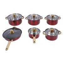 Thick Stainless Steel Cookware Set Multifunctional Frying Pans Milk Pans Saucepans Set Kitchen Cooking Cookware Set for L