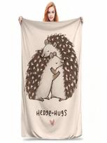 Hedge-Hugs Blanket Fleece Super Soft Sofa Throw Blankets For Home Bedroom Outdoor Throws Bedspread Quilt 75X95CM pilka spalva