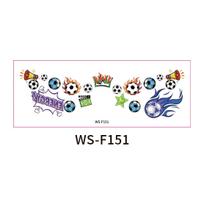2026 World Cup Theme Football Makeup Face Stickers World Cup Fan Cheer Stickers Event Tattoo Stickers 60*160MM