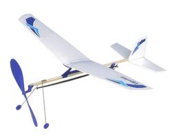 Studio Mido Authentic Indoor Aircraft Series Indoor Plane Angular Wing Aircraft Nightingale Rubber Powered Model Airplane Kit IP-16