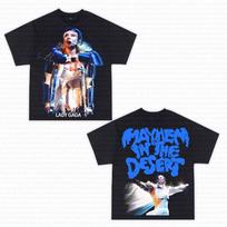 2025 Lady Gaga Cotton Printed Tshirt Unisex and Women Summer Short Sleeve Fashion Brand Tee Luxury Casual Vintage Retro Y2kTops S
