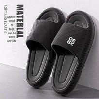 Unisex Non-Slip Soft Sole EVA Summer Slippers, Odor-Proof Indoor Shower Footwear for Men & Women 42-43 juoda