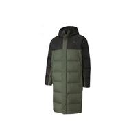 PUMA Long Oversized Down Jacket 'Green Black' Men's 585403-64 L