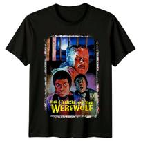 Vilkolakio prakeiksmas (1961 m) Filmo plakato įkvėpti marškinėliai Retro marškinėliai Unisex 3XL