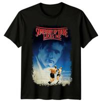 Kažkas aukštai mane myli (1956 m) Filmo plakato įkvėpti marškinėliai Retro 80-ųjų T-shirt S