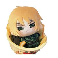 Hetalia England Plush Toy Military Uniform Arthur Kirkland 10cm Cotton Doll Bag Charm Pendant Fan Merchandise Gift