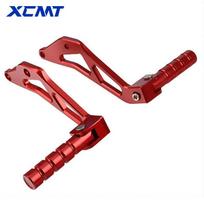Electric Dirt Bike Motorcycle For Sur-Ron Light Bee X S CNC Rear Passenger Foot Peg Rests Pedal Peg Bracket For Segway X160 X260 raudona