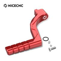 NICECNC 200 Blaster Kick Start Lever ATV Kickstarter Anti-slip Aluminum for Yamaha Blaster 200 YS200 SE 1988-2006 1989 2001 2002 raudona