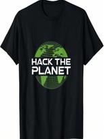 Hack The Planet Software Developer Programmer Hacker T-Shirt S įvairiaspalvis