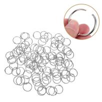 100Pcs Iron Book Binder Rings Openable Loose Leaf Rings for Office School Document Binding Photo Album Flashcards China Mainland