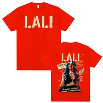 Singer Lali Esposito LA QUE LE GANA AL TIEMPO 2026 Tour Tshirt Retro Fashion Oversized T Shirt Unisex Women Cotton Casual Tshirts S