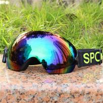 Lightweight Snowboard Skiing Glasses Large Frame Snow Eyewear Ski Goggles  Outdoor Sports žalia