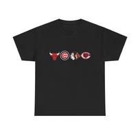 Chicago Sports Team Shirt - Bulls, Cubs, Blackhawks, Bears Fan Apparel S