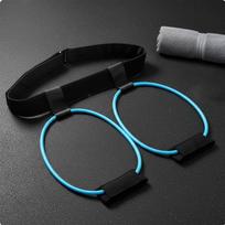 Hip Belt Resistance Bands Waist Comfortable Padding Leg Kickback for Women, black
