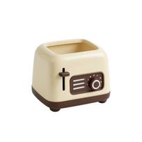 Retro Style Radio Shaped Succulent Planter Pot Decorative Ornament for Office Desk Bookshelf and Home Decoration Without Plant Included one size smėlis