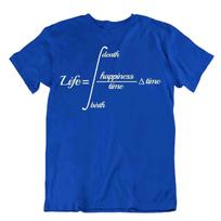 Equation Of Life Math Joke T-Shirt Happiness T Shirt Awesome Idea Gift Tee S