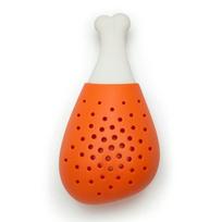 Reusable Chicken Leg Spice Filter Silicone Soup Making Filter  Food Preparation oranžinė