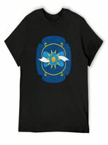 Argentina Flag Gold Sun And Blue Flower Fileteado Porte_o Vintage Street Art T-Shirt Funny T-Shirts T-Shirt unisex S įvairiaspalvis