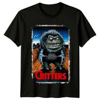 Critters (1986 m) Filmo plakato įkvėpti marškinėliai Retro 80-ųjų marškinėliai Unisex L