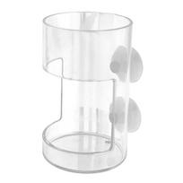 Acrylic Fish Feeder Column Fish Feeder Food Feeding Bowl with Suction Cups Artemia Salina Dish Tray Feeding Tube Golden Fish
