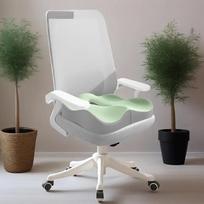 1pc Memory Foam Seat Cushion for Office Chair - Ergonomic Car Cushion for Butt Pain Relief,Posture Support Pad, Tailbone Comfort See below for size descriptions šviesiai žalios spalvos
