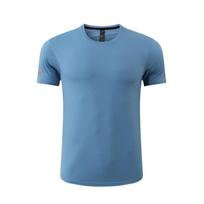 Men's Breathable Mesh Quick-Dry T-Shirt, Short Sleeve Crew Neck Athletic Workout Top For Running M mėlyna