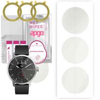 3x apgo Hydrogel Matte Screen Protector for Withings HWA09 42mm, Hydrogel Film, Flexible, Soft TPU with positioning layer easy installation
