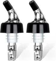 Automatinis dozuojantis butelio piltuvėlis - Greito dozavimo spiritinių gėrimų matuoklis Piltuvėlis Gėrimų Vyno Kokteilių Dozatorius Namų Baro Įrankiai - 2 vnt. 1oz