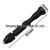 0.3-3.4mm Black & White Mini Hand Twist Drill DIY Tool Set with Chuck