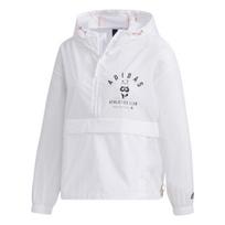 (WMNS) adidas PANDA ANORAK Sports Jacket White Women's GL5630 L