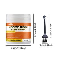 100g Multi-Purpose Synthetic Grease - Heavy-Duty Lubricant with Anti-Wear and Noise Reduction Properties, Suitable for Cars, Motorcycles, Chains, Aut
