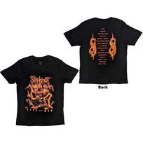 Slipknot Unisex T-Shirt: Live at MSG Orange (Back Print) (Small) XL