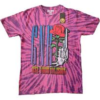 Guns N' Roses Unisex T-Shirt: UYI Pistol (Dip-Dye) (Medium) 2XL