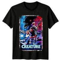 Būtybė (1985 m) Filmo plakato įkvėpti marškinėliai Retro 80-ųjų marškinėliai Unisex 2XL