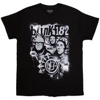Blink-182 Unisex T-Shirt: One More Time Spray Paint (Black) (Medium) S