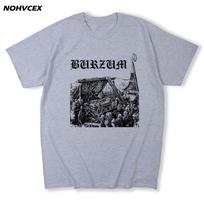 Burzum Hvis Lyset Tar Oss Cover Design Personality Short Sleeve T Shirt L