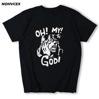 Jojo S Bizarre Adventure Oh My God Japan Anime Printed Men Shirt Casual Jojo Hip Hop S