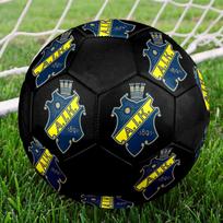 FC AIK Futbolo kamuolys, spalvingas, tinkamas visoms amžiaus grupėms, mašininės siuvimo, PVC medžiagos, varžybinio lygio, patvarus ir atšokantis