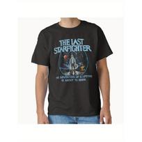 Men'S The Last Starfighter 1984 Retro Arcade Video Game T-Shirt - Vintage Gaming Graphic Tee with Starfighter Logo & Space Combat Art, Casual Round S juoda