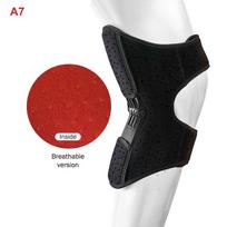 Knee Support Brace with Rebound Springs Exoskeleton Breathable Pain Relief Lightweight for Running Hiking and Rehabilitation A7