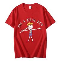 Shrek Pinocchio Im A Real Boy Funny Meme T Shirt High Street Fashion Trend Short Sleeve Tshirts Unisex Women Casual Loose Tshirt 4XL