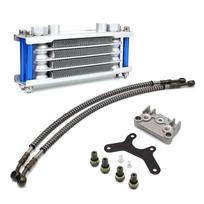 Moped 250cc 4 Stroke Motorcycle Engine Cooling Radiator for KTM Kawasaki Honda Yamaha Universal Dirt Bike Motocross Oil Cooler