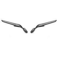 for Kawasaki Ninja ZX4R ZX4RR ZX6R Ninja 636 Accessories Rearview Mirrors Stealth Mirrors Sport Winglet Mirrors Adjustable Steal juoda