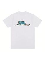 Snake Swallow Elephant Le Petit Little Prince Vintage T-Shirt Harajuku Ulzzang T Shirt New Tee Tshirt Womens Tops S įvairiaspalvis
